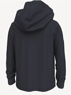 Moletom Tommy Hilfiger Capuz Azul Marinho - TH3079 - Tamanho 2 - 3 anos - comprar online