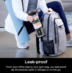 Ninja Blast Liquidificado Portátil Mini Sem Fio Recarregável Cor Black 110V/220V na internet