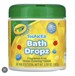Crayola Pastilha Para Colorir Água Da Banheira Color Bath Dropz 102g