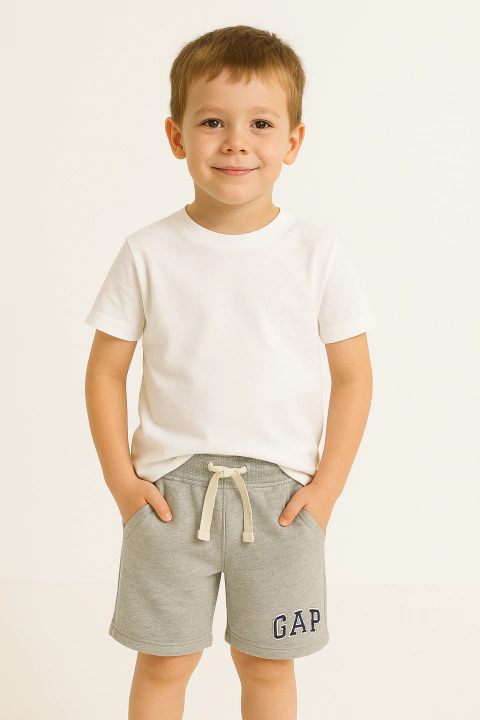 Bermuda Gap Moletom Cinza - GAP1638 - Tamanho 8 anos - comprar online