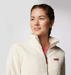 Jaqueta Fleece Columbia Feminina Fire Side™ II Sherpa FZ - Tamanho G na internet