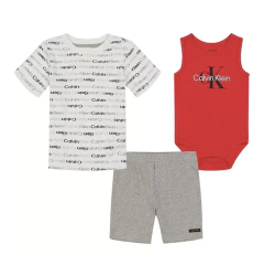 Kit 3 peças Calvin Klein - CK823 - Tamanho 12 meses