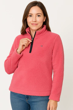 Moletom Sherpa Feminino Tommy Hilfiger Rosette- TH7404 - Tamanho G - comprar online