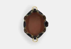 Bolsa Coach Mini Bucket Bag Gold Walnut Black - Mimos de Orlando