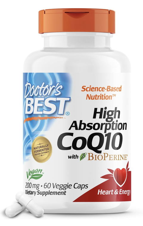 Coq10 Alta Absorção 200 Mg 60 Caps Doctors Best