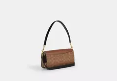 Bolsa Coach Morgan Shoulder Bag In Colorblock Signature Canvas - comprar online