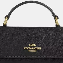 Bolsa Coach Mini Josie Top Handle Preta - Mimos de Orlando