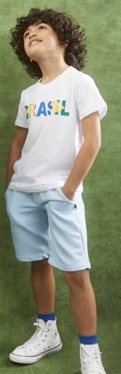 Camiseta Copa do Mundo Brasil Branca - Tamanho 2 anos - comprar online