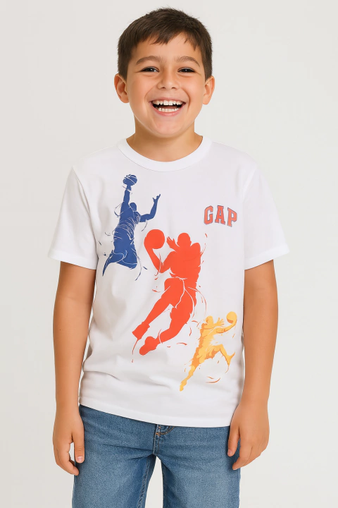 Camiseta Infantil Gap Branca - GAP11 - Tamanho 12 anos - comprar online