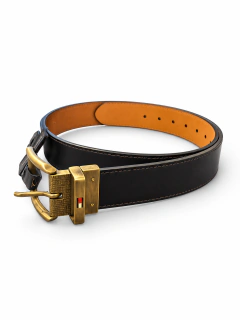 Cinto Masculino Reversível Tommy Hilfiger Preto/Marrom - Tamanho G - comprar online