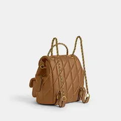 Mochila Tabby With Quilting Coach - Caramelo - comprar online