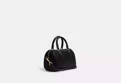 Bolsa Coach Mini Rowan satchel bag in Crossgrain leather/Gold/Black na internet