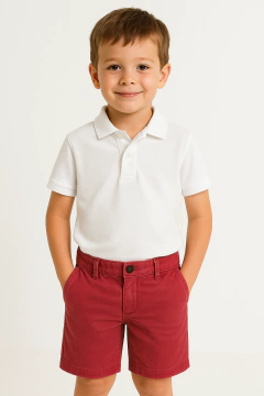 Bermuda Sarja OshKosh bordô - 3i463612 - Tamanho 8 anos - comprar online