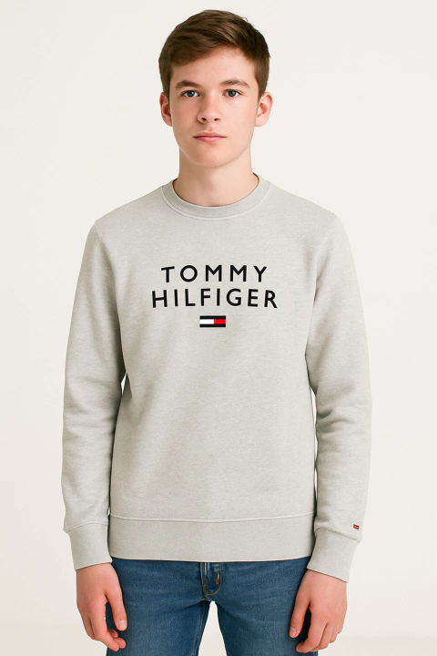 Moletom Tommy Hilfiger Cinza - TH444 - Tamanho 16 - 18 anos - comprar online