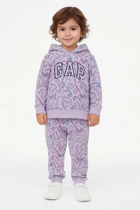 Conjunto Moletom Gap Letters - GAP038 - Tamanho 3 anos - comprar online