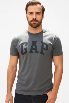 Camiseta Gap Masculina Cor Grafite - GAP823 - Tamanho G - comprar online