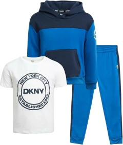 Kit 3 peças DKNY Azul Marinho Tamanho 4 anos - - Mimos de Orlando