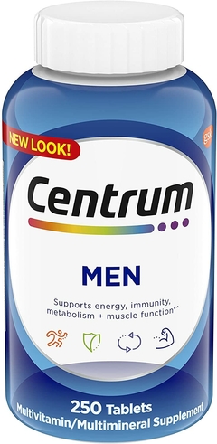 Centrum MultiGummies Multivitamínico Para Homens 250 Tablets