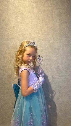 Fantasia Infantil Ariel Premium - Tamanho 5 - 6 anos - Mimos de Orlando