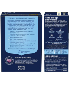 Mommys Bliss Kids Sleep Chewable - 35 Pastilhas - Sono na internet