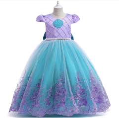 Fantasia Infantil Ariel Premium - Tamanho 5 - 6 anos - comprar online