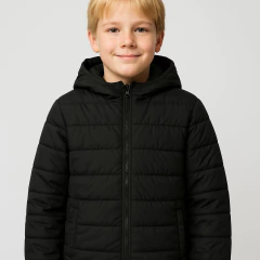 Jaqueta Infantil Puffer Gap Preta - Gap720 - Tamanho 12 anos - comprar online