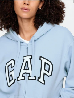Moletom Gap Zíper Feminino Azul Claro -GAP8871 - Tamanho M - loja online