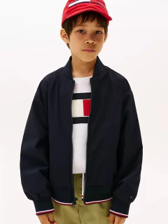 Jaqueta Infantil Tommy Hilfiger Regatta Azul Marinho - TH0023 - Tamanho 8 - 10 anos - comprar online