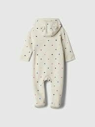 Macacão Moletom Fleece Gap Menina Coração - GAP5300 - Tamanho 3 - 6 meses na internet