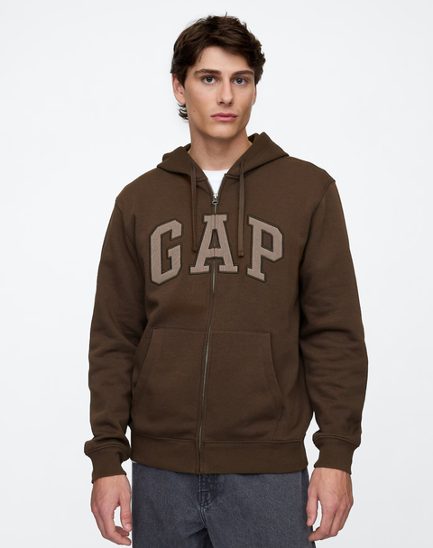 Moletom Gap Masculino Marrom Zíper - GAP7651 - Tamanho P - comprar online