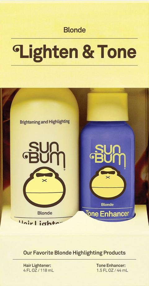 Kit De Clareamento E Tonificação Sun Bum Para Cabelos Loiros