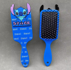 Escova Cabelo Infantil Stitch Azul