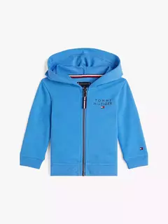 Conjunto Moletom Infantil Tommy Hilfiger Azul Claro - TH8183 - Tamanho 24 meses