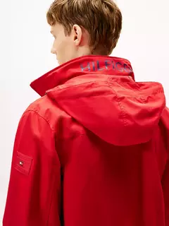 Jaqueta Lightweight Waterproof Tommy Hilfiger Vermelho - TH7992- Tamanho G - loja online