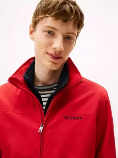 Jaqueta Lightweight Waterproof Tommy Hilfiger Vermelho - TH7992- Tamanho G na internet