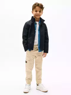 Jaqueta Infantil Tommy Hilfiger Regatta Azul Marinho - Tamanho 12 - 14 anos na internet