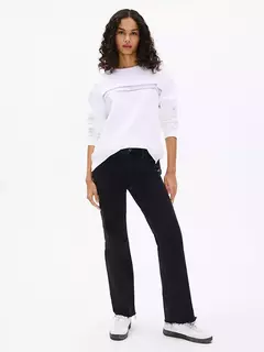 Moletom Tommy Hilfiger Feminino Branco - TH7542- Tamanho G na internet