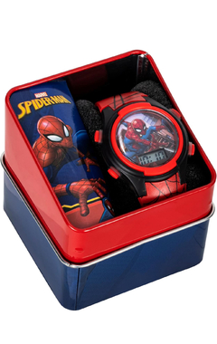 Relógio Marvel Spiderman Capa LCD Display na internet