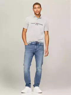 Camiseta Masculina Polo Tommy Hilfiger Cinza - TH0984 - Tamanho GG na internet