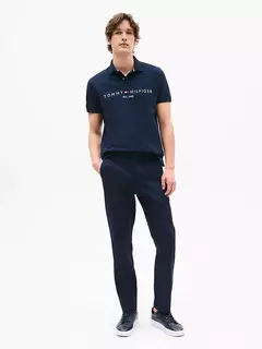 Camiseta Masculina Polo Tommy Hilfiger Azul Marinho - TH0990 - Tamanho GG - Mimos de Orlando