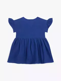 Vestido Tommy Hilfiger Azul Royal Baby - TH5985 - Tamanho 18 meses - Mimos de Orlando
