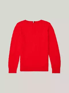 Sweater Tommy Hilfiger Menino Vermelho - TH0099- Tamanho 8 - 10 anos na internet