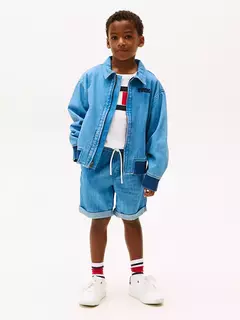 Jaqueta Jeans Infantil Tommy Hilfiger - TH6543 - Tamanho 4 - 5 anos - Mimos de Orlando