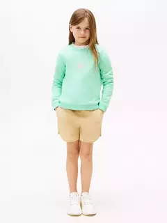 Moletom Tommy Hilfiger Infantil Verde Água - TH6876 - Tamanho 4 - 5 anos - Mimos de Orlando