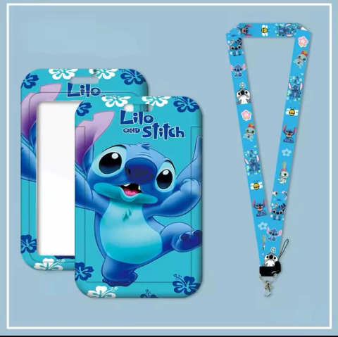 Porta Cartão Crachá/ Escolar Stitch - S904 - comprar online