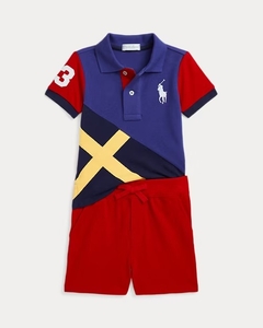 Conjunto Camisa Polo e Short Polo Ralph Lauren Menino - RL4131 - Tamanho 24 meses - comprar online