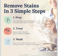 Miss Mouth's Messy Eater Stain Treater – Removedor de Manchas Instantâneo - Mimos de Orlando