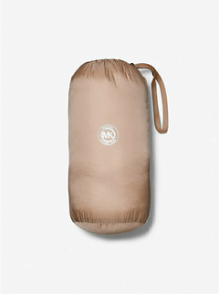 Jaqueta Reversível Nylon/Acolchoada Michael Kors Taupe/Bone Logo - Tamanho PP - Mimos de Orlando