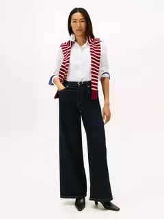 Camisa Feminina Regular Fit Stretch Oxford - Branca - TH0023 - Tamanho M - Mimos de Orlando