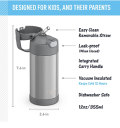 Garrafa Thermos Cinza Chumbo na internet